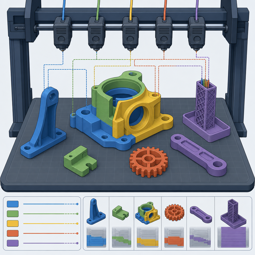 Impresión 3D multicolor: guía para configurar perfiles - ilustracion 1
