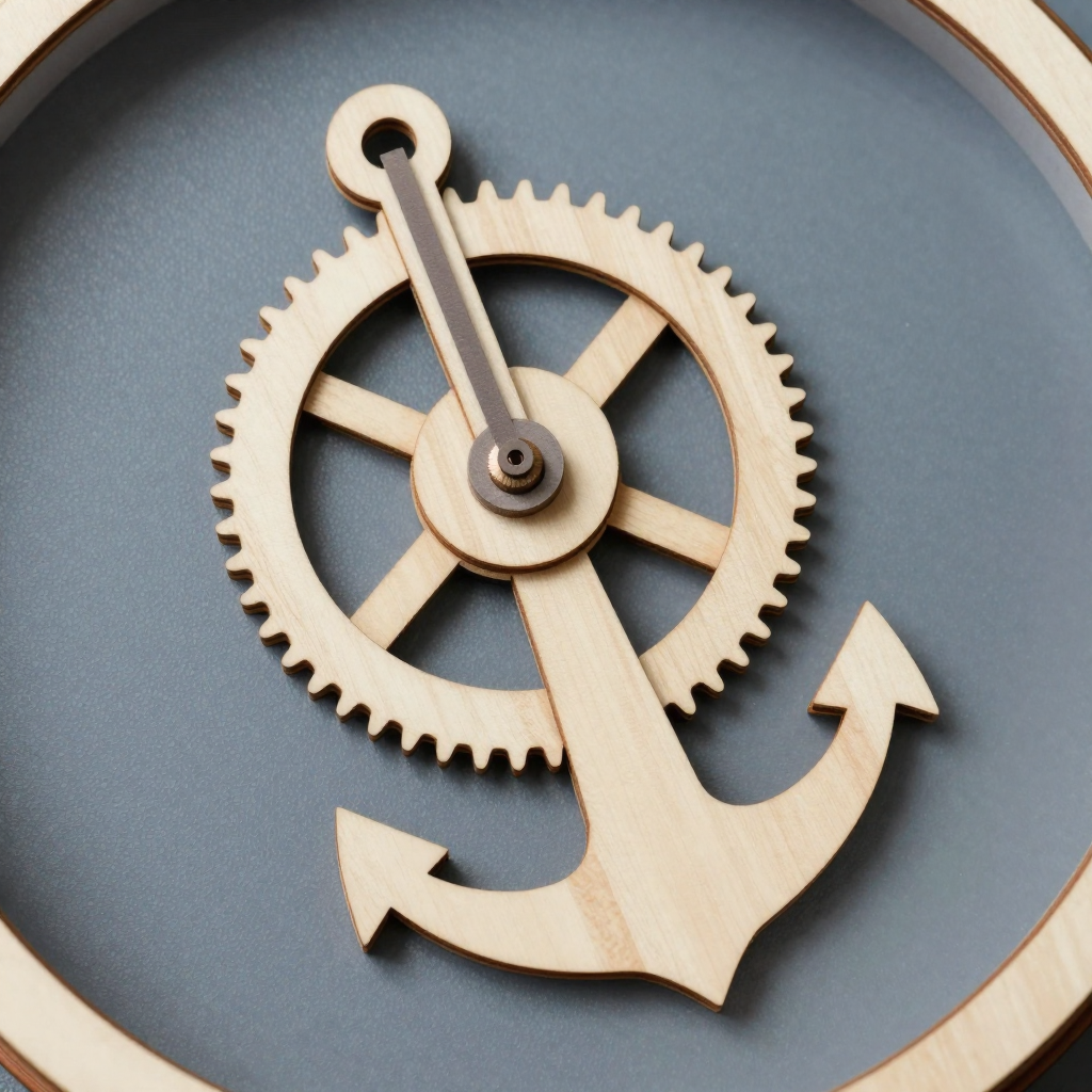 Reloj de péndulo de madera: guía de corte láser CO2 - ilustracion 1