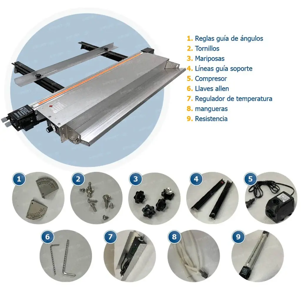 Termodobladora de acrilico 60cm 