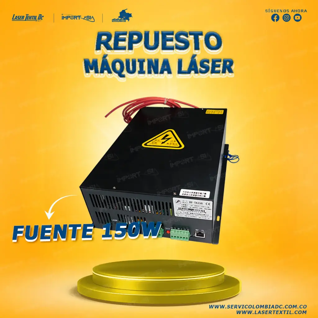 Fuente para maquina laser Co2 150w 220v