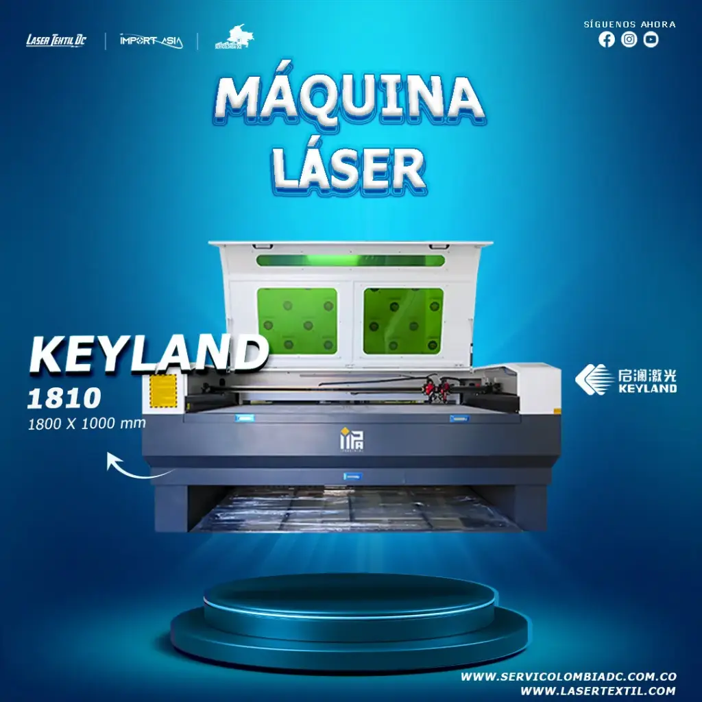 [DOBELCAB1810] Máquina láser CO2 doble cabezal KL-1810
