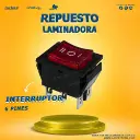 Interruptor 6 pines para laminadora 