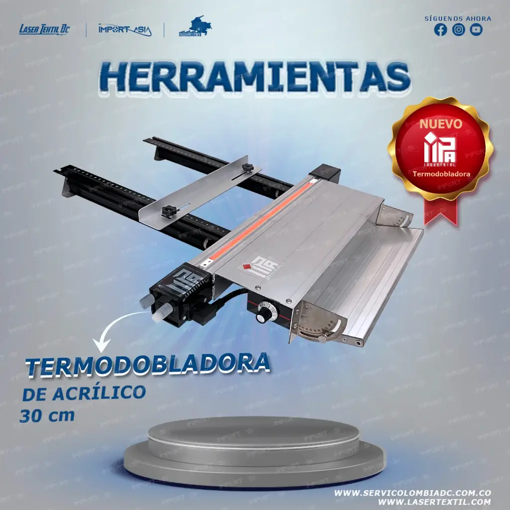Termodobladora de acrílico 30 cm