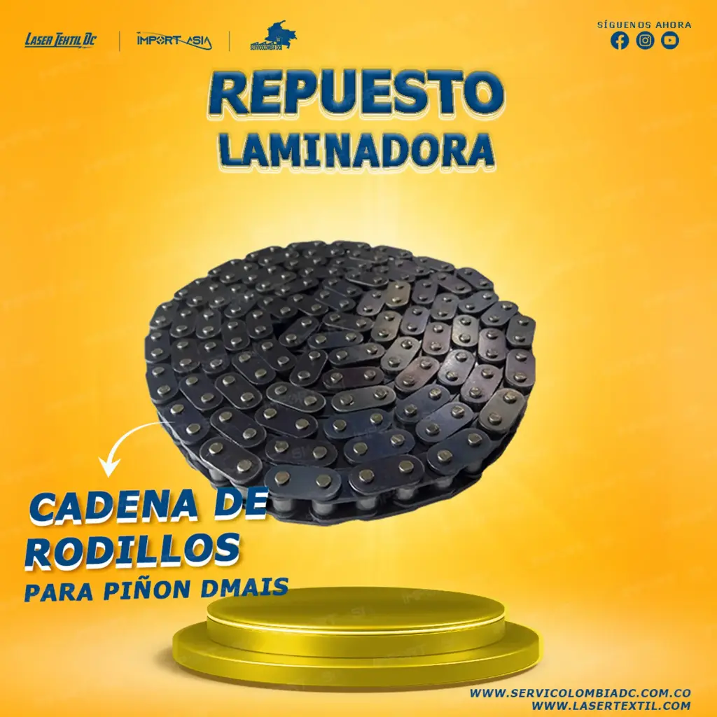 Cadena de piñón para laminadora DMS1680A