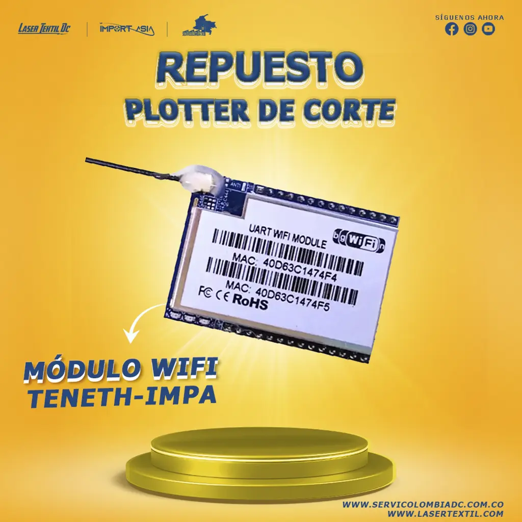 Módulo WIFI para plotter de corte Teneth