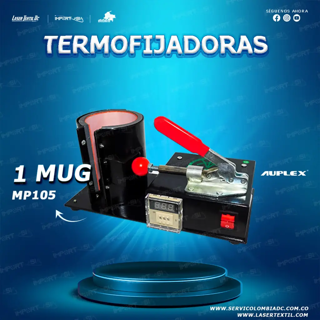 [MP-105] Termofijadora Para Mug 1 Puesto MP-105