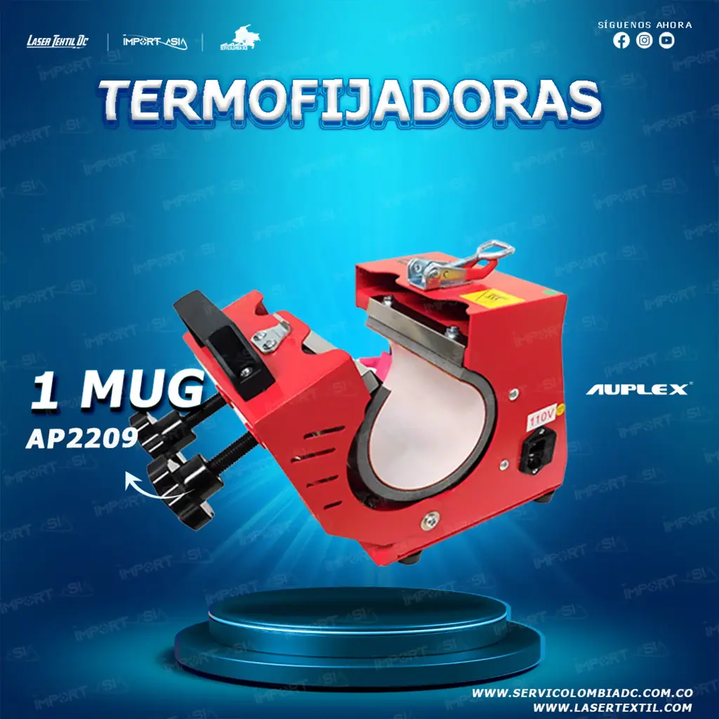 [AP-2209] Termofijadora Para Mug 1 Puesto AP-2209
