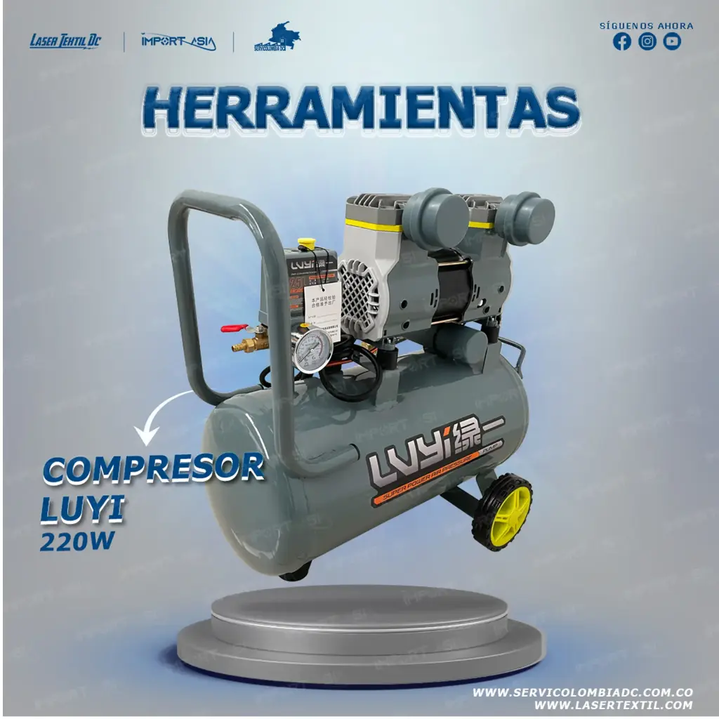 Compresor Luyi para laminadora 220 v