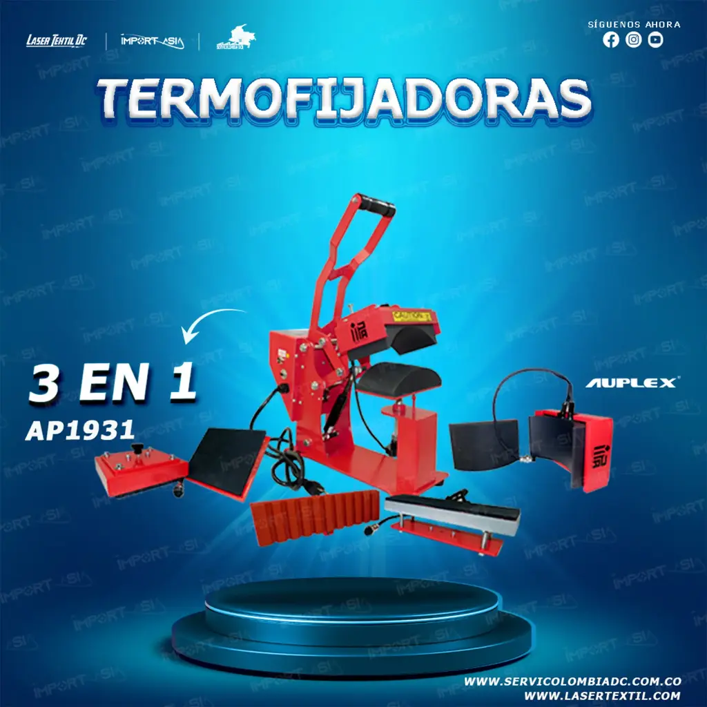 [AP1931] Termofijadora 3 en 1 Resistencias Intercambiables