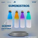 Termo metálico sublimable tipo coca cola 500 ml