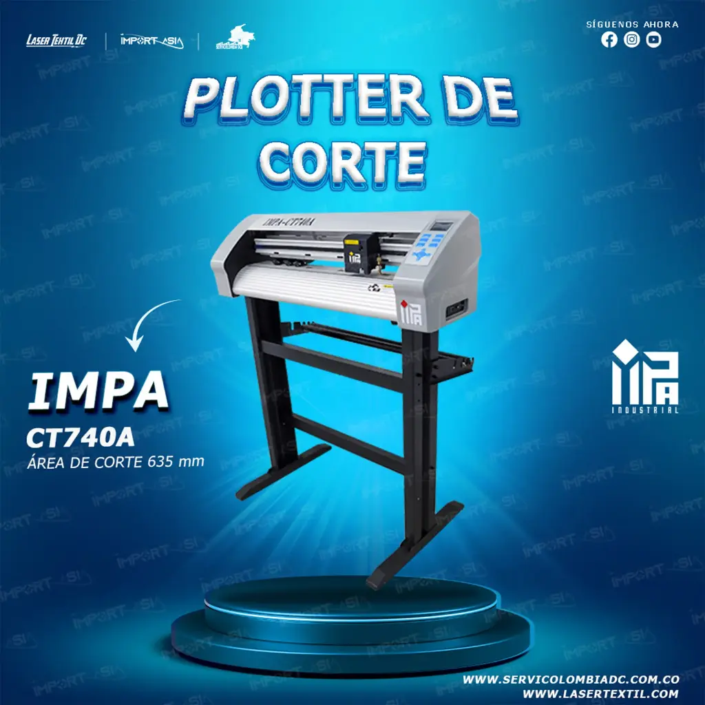 [CT740A] Plotter de corte IMPA Teneth CT740A