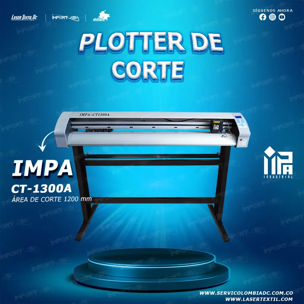 [IMPA-CT1300A] Plotter de corte IMPA Teneth CT1300A