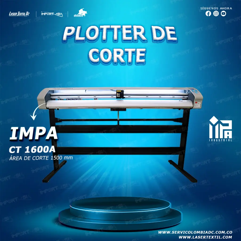 [IMPA-CT1600A] Plotter de corte IMPA Teneth CT1600A 