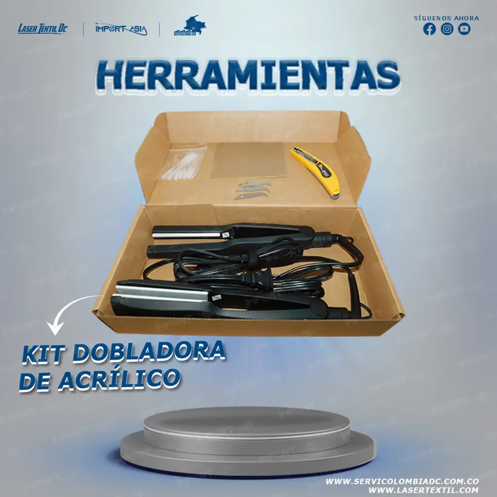 [KIT] Kit de planchas para doblar acrílico