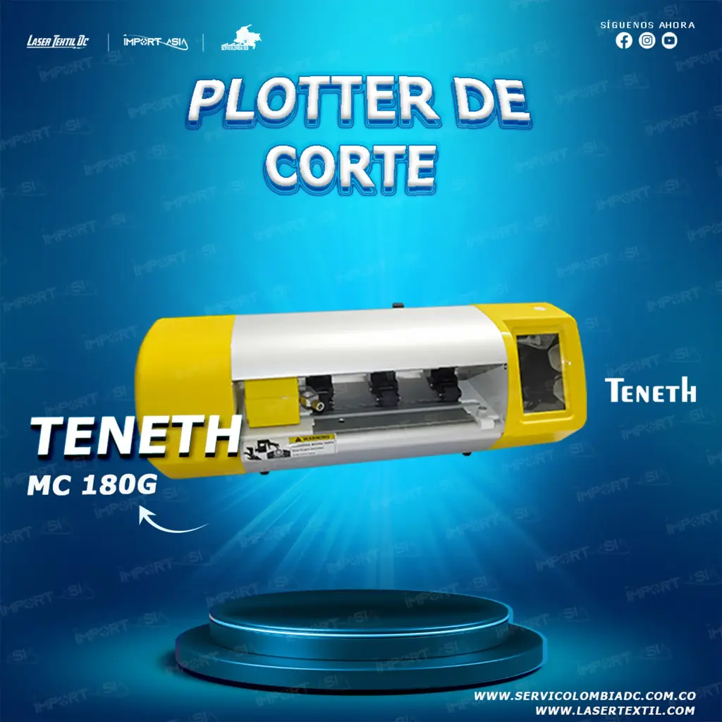 [MC-180GROJO] Plotter de corte para hidrogel MC180G (ROJO)
