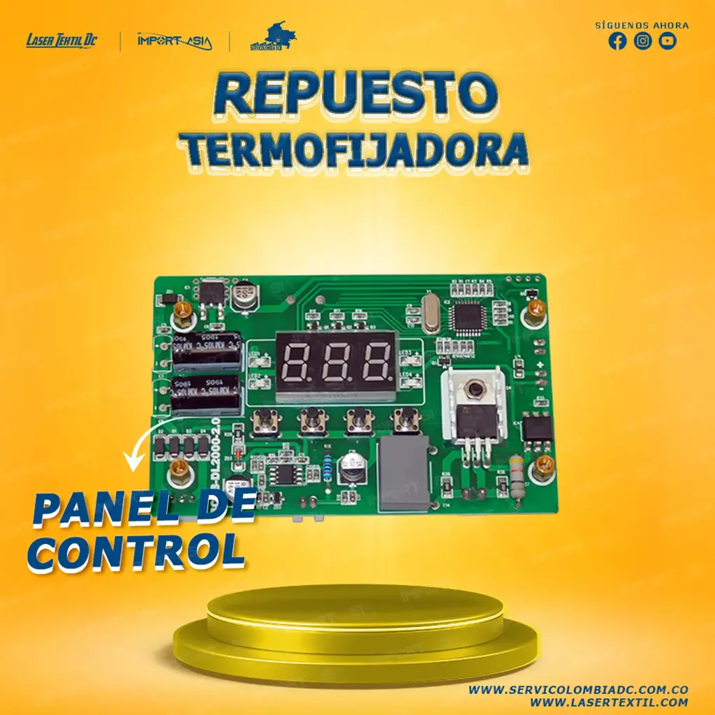 
Display digital termofijadoras