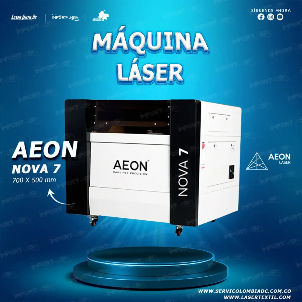 MÁQUINA LÁSER CO2 AEON NOVA 7 70x50