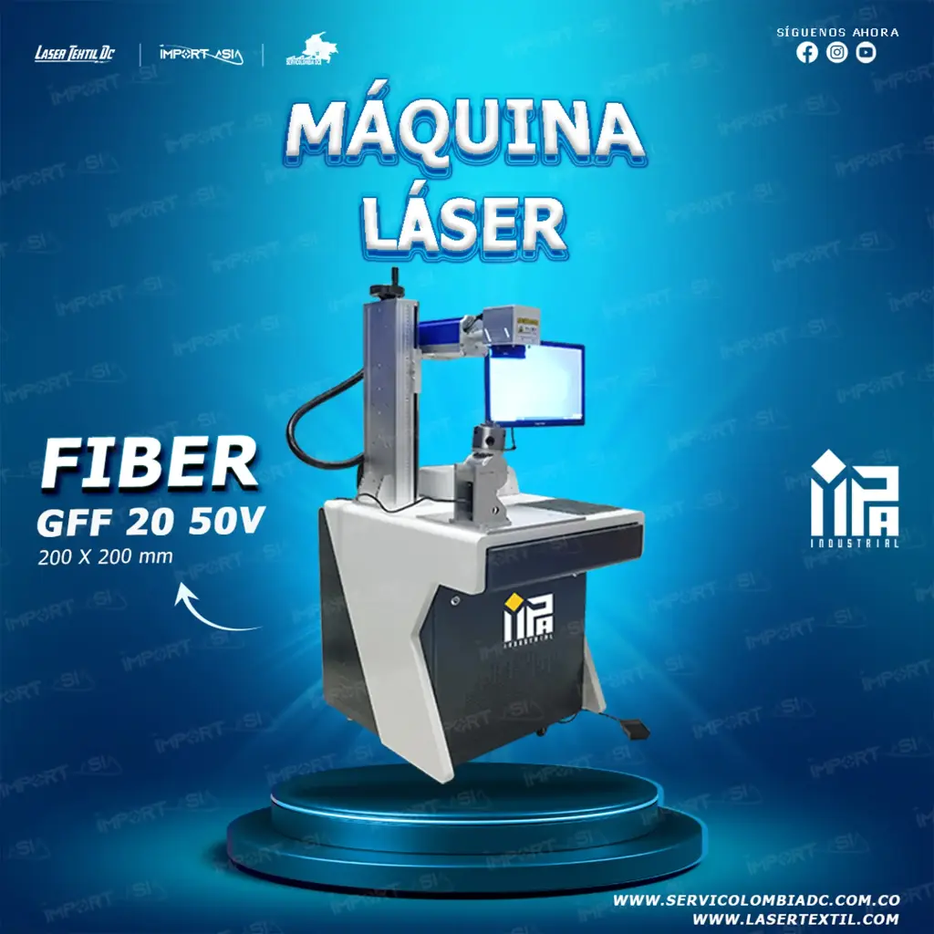 [FIBER50W] MÁQUINA LÁSER FIBER 50W 20X20